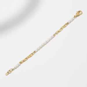 Handmade 18k Gold Plated Copper Based Freshwater Pearls (PC:279)
