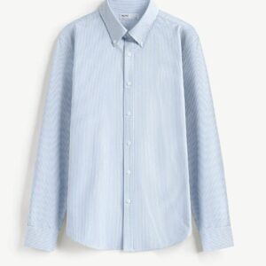Men's Smart Shirt, Long Sleeves, Button-Down Collar. Fitted.