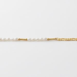 Handmade 18K Gold Plated Copper Based Freshwater Pearls (PC:268)