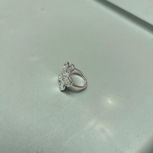 Flower Ring Copper Silver Plated (PC:310)