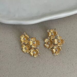 Floral Stacked Earrings (PC:328)